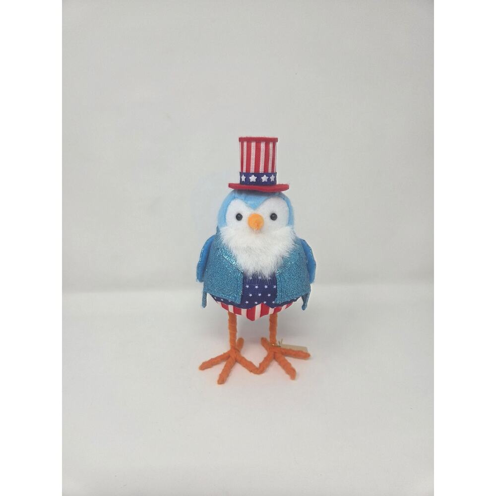 "Sam" Patriotic Americana 4th of July Felt Birds